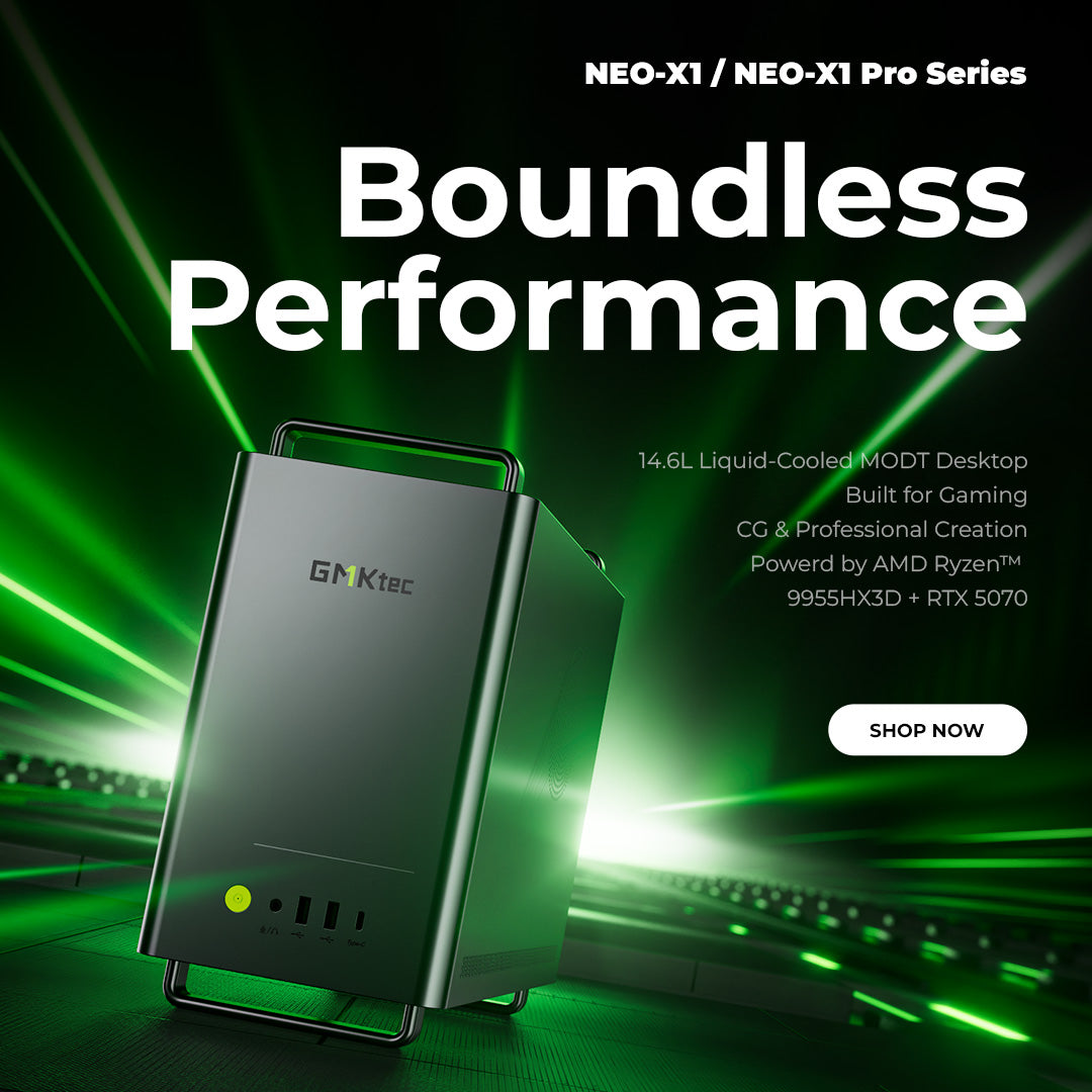 GMKtec NEO-X1 Series AMD Ryzen™ 9 9955HX / 9955HX3D MODT Gaming PC
