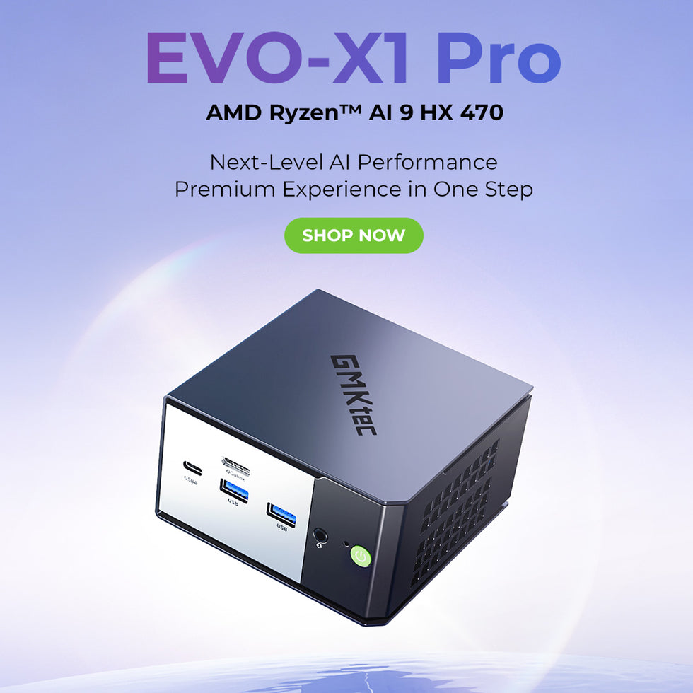 GMKtec EVO-X1 Pro AMD Ryzen™ AI 9 HX 470 AI Mini PC