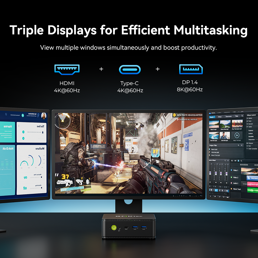 GMKtec NucBox M5S AMD Ryzen™ 3 5400U Mini PC