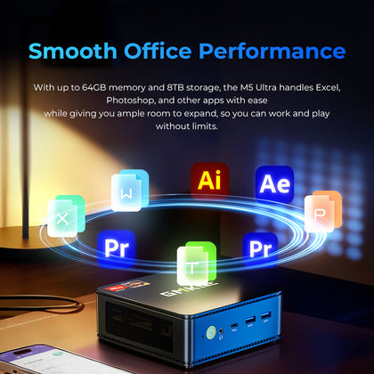 GMKtec NucBox M5 Ultra AMD Ryzen™ 7 7730U Mini PC