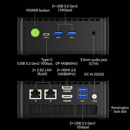 GMKtec NucBox G11 AMD Ryzen™ Embedded R2514 Mini PC
