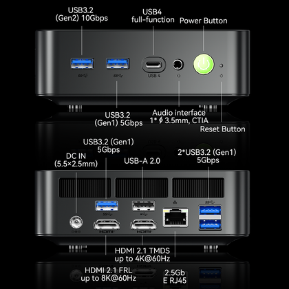 GMKtec NucBox K17 Plus Intel® Core™ Ultra 7 258V Mini PC