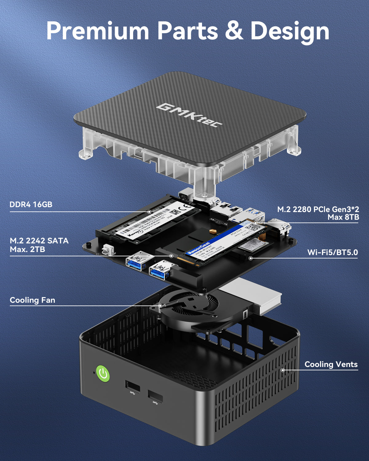 GMKtec G3S Intel® Processor N95 Mini PC