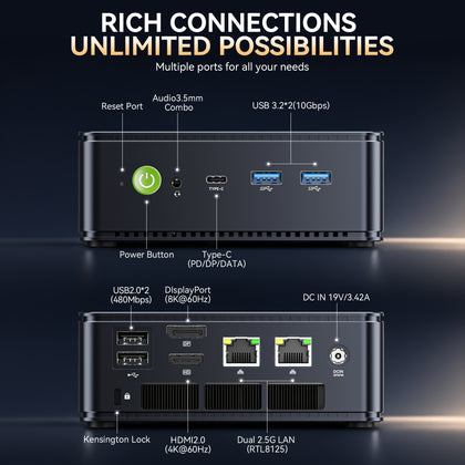 GMKtec NucBox M5S AMD Ryzen™ 3 5400U Mini PC
