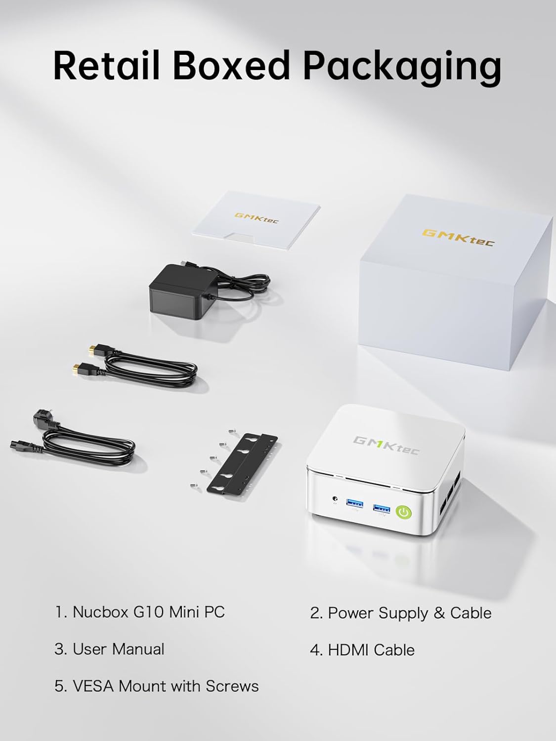 GMKtec NucBox G10 AMD® Ryzen™ 5 3500U Mini PC