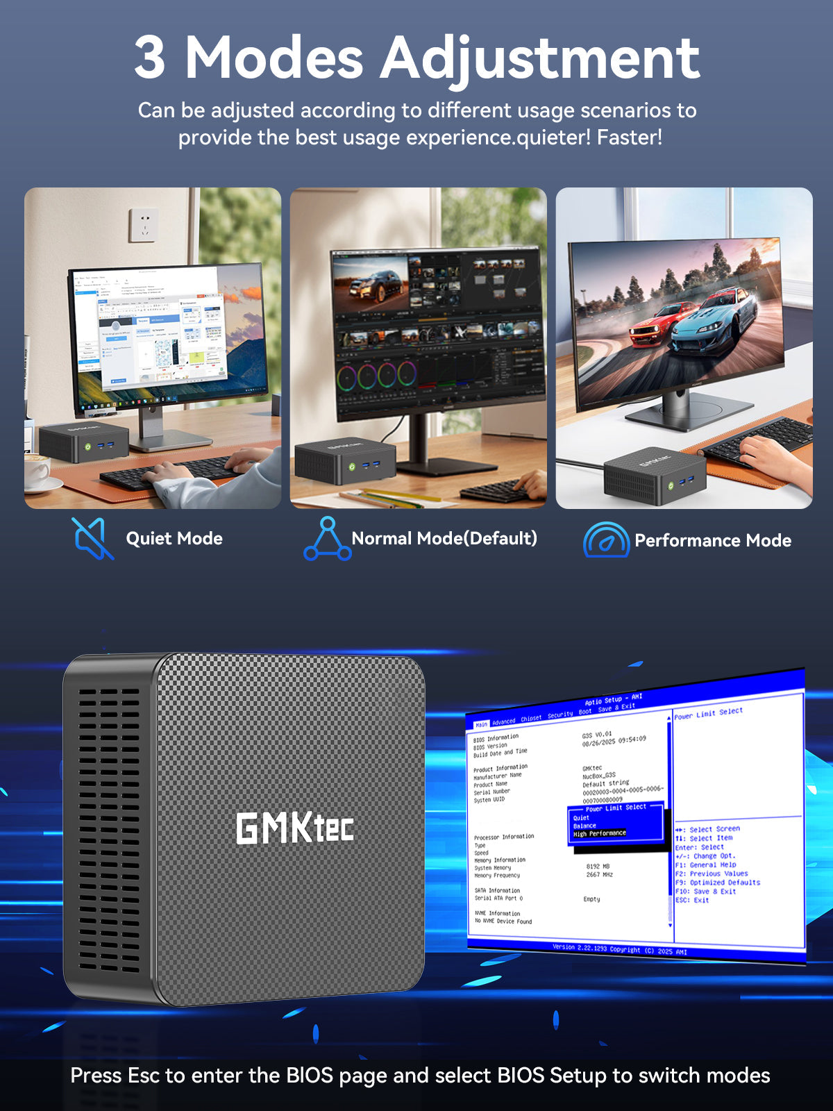 GMKtec G3S Intel® Processor N95 Mini PC