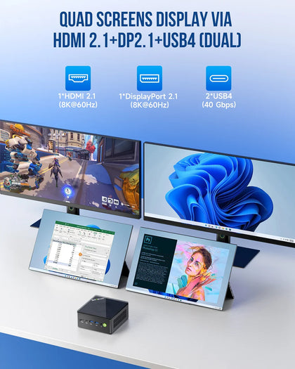 GMKtec NucBox K8 Plus AMD Ryzen™ 7 8845HS Mini PC
