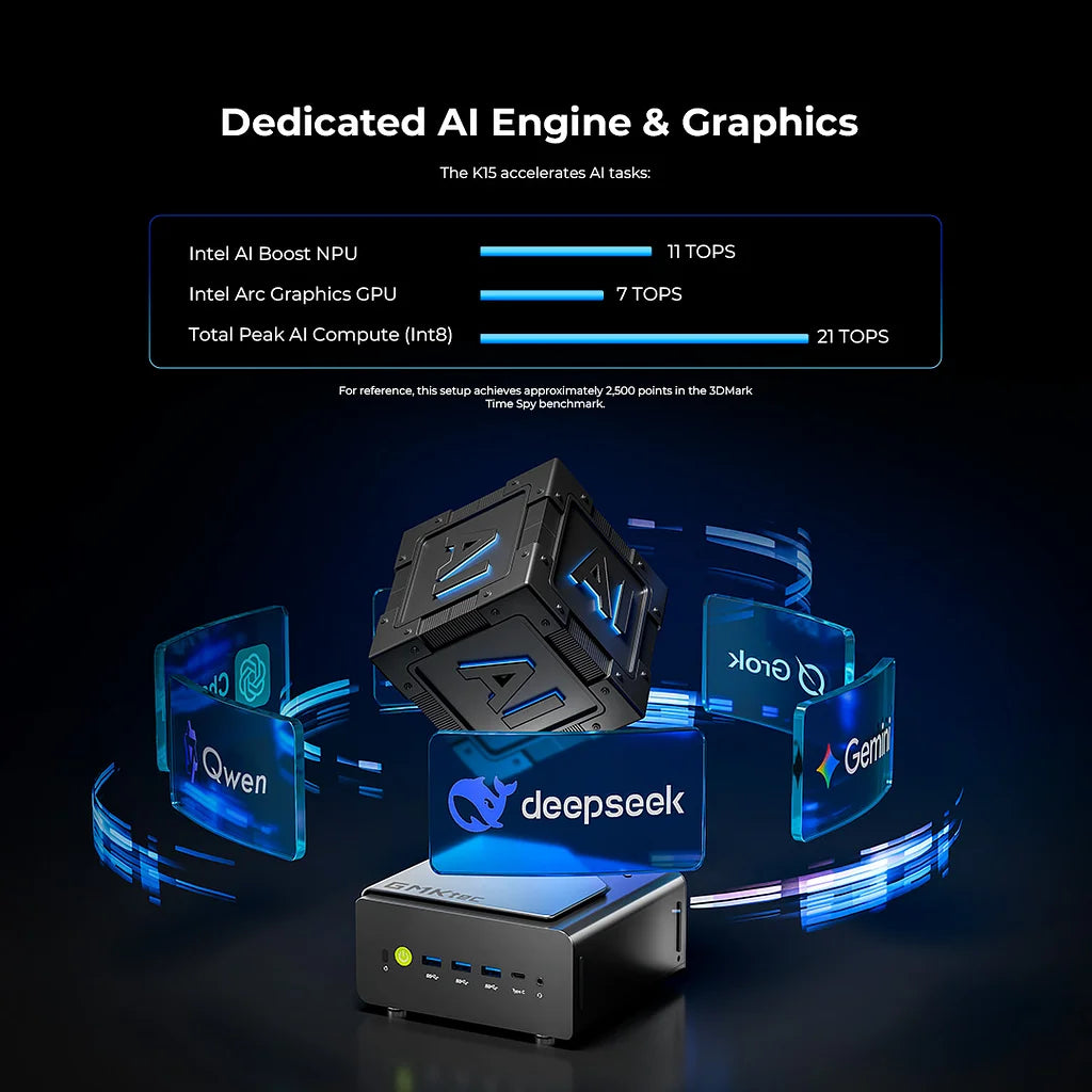 GMKtec NucBox K15 Intel® Core™ Ultra 5 125U AI Mini PC