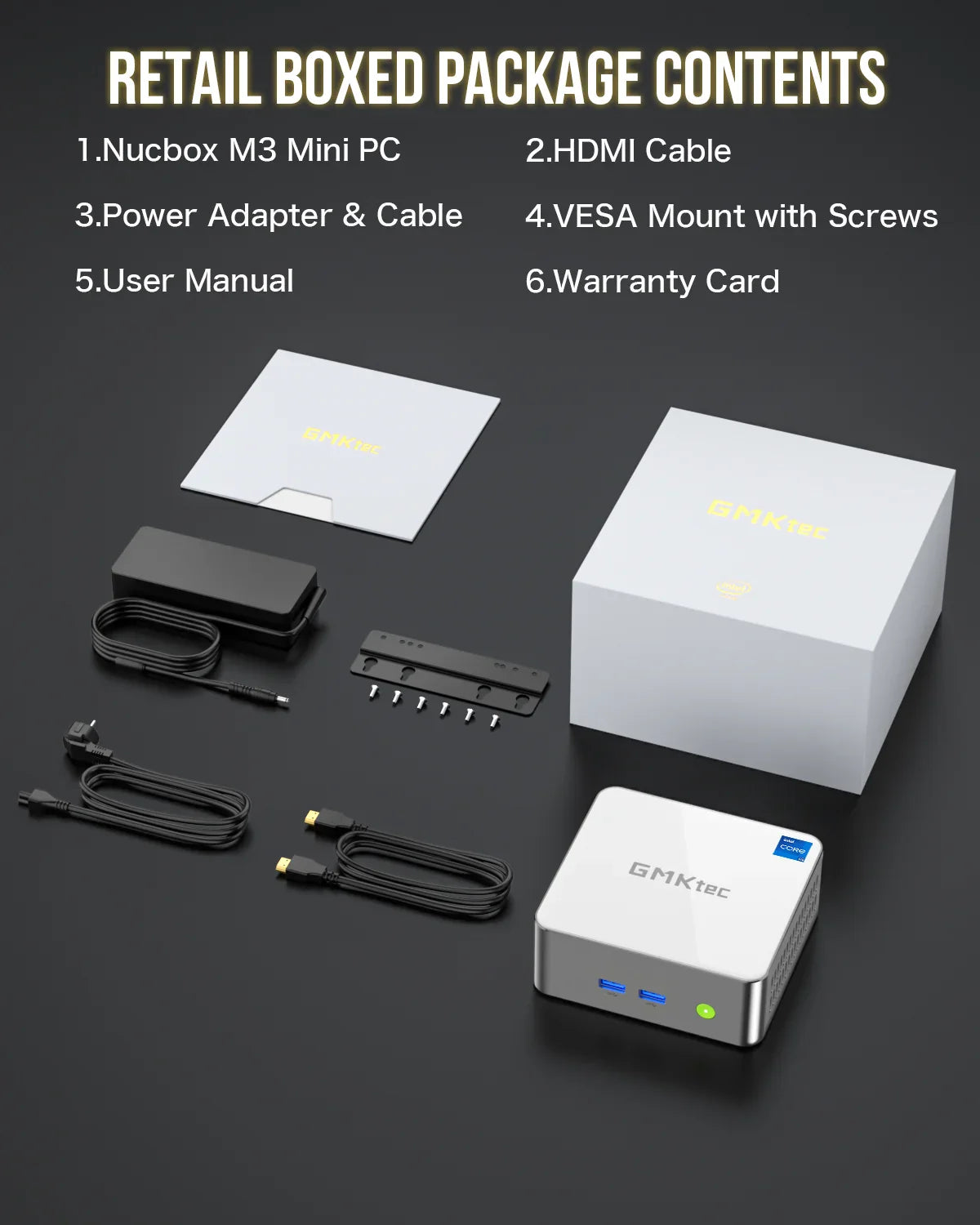 GMKtec NucBox M3 Intel® Core™ i5-12450H Mini PC