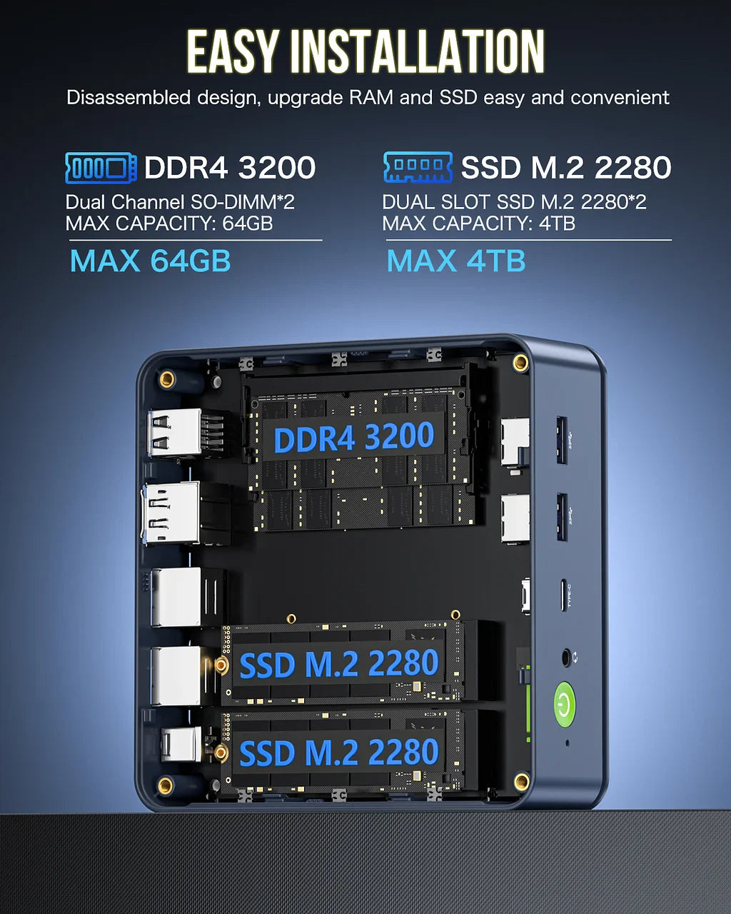 GMKtec NucBox M5 Plus AMD Ryzen™ 7 5825U Mini PC
