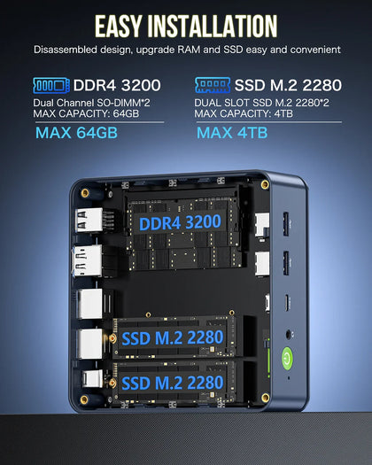 GMKtec NucBox M5 Plus AMD Ryzen™ 7 5825U Mini PC