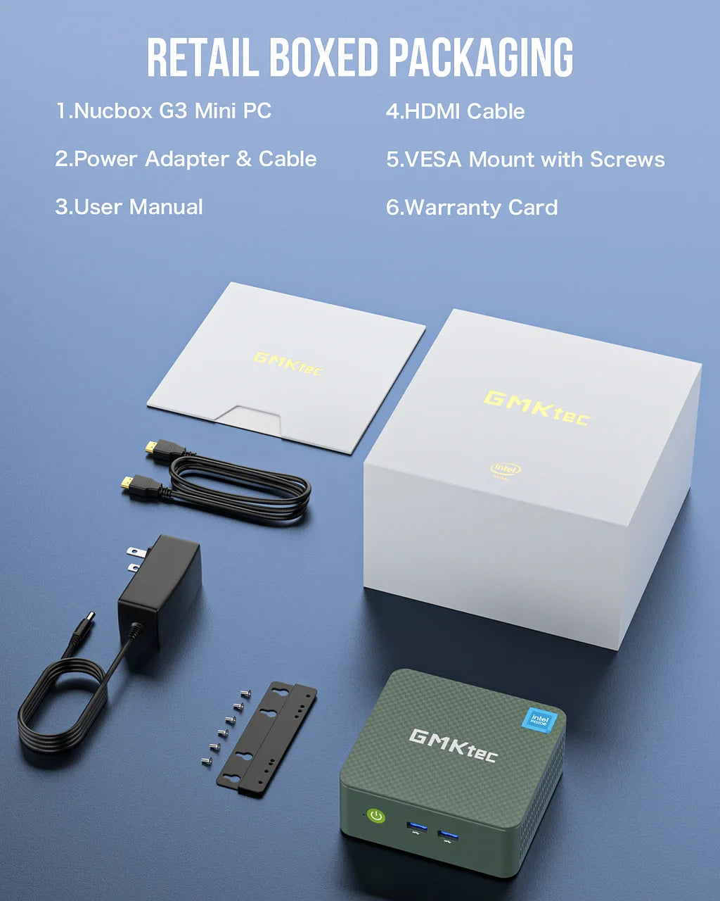 GMKtec NucBox G3 Intel® Alder Lake N100 Mini PC