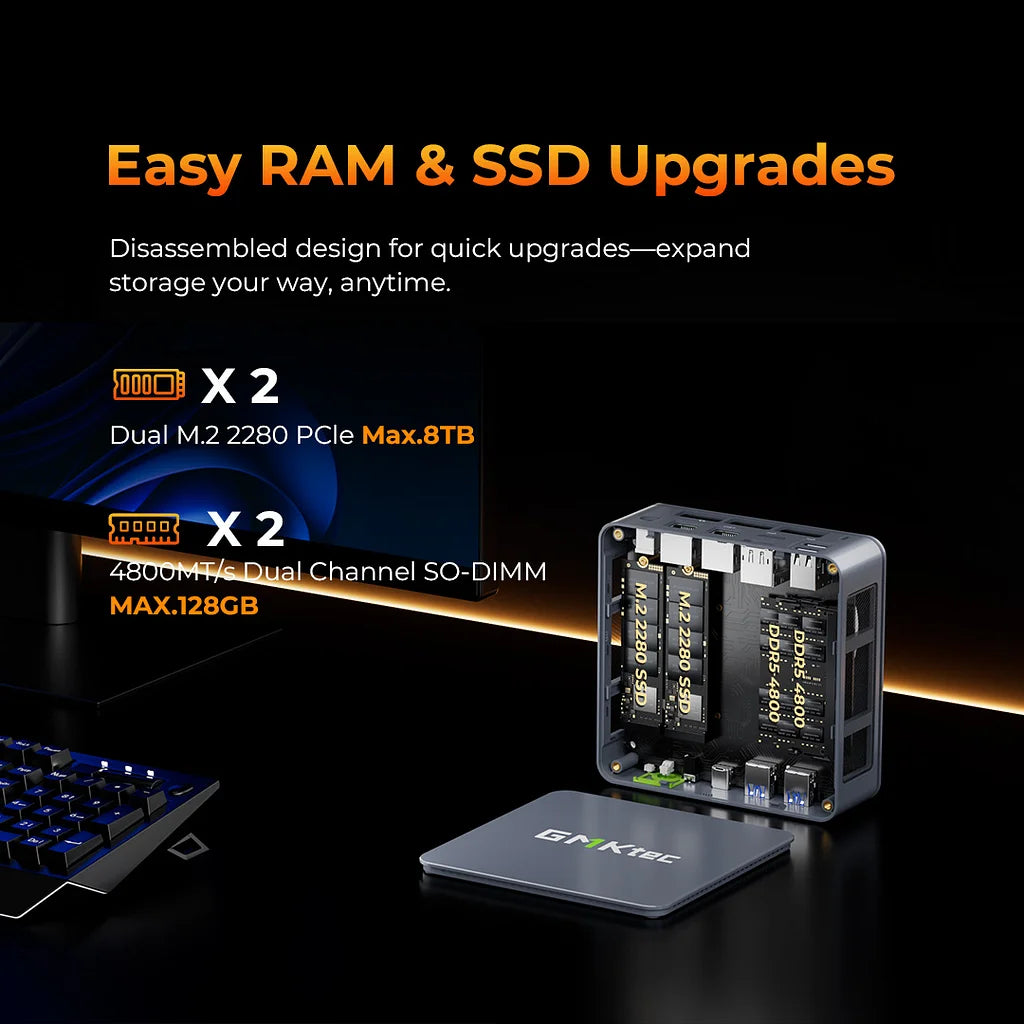 GMKtec NucBox M6 Ultra AMD Ryzen™ 5 7640HS Mini PC